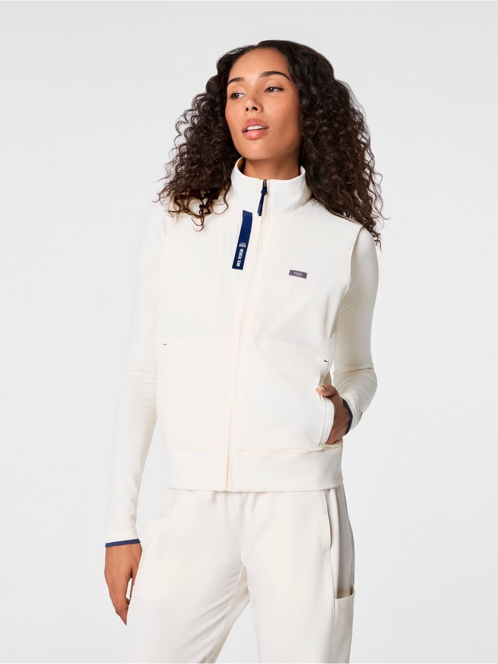 FIGS Team USA Float Bomber Vest Large
